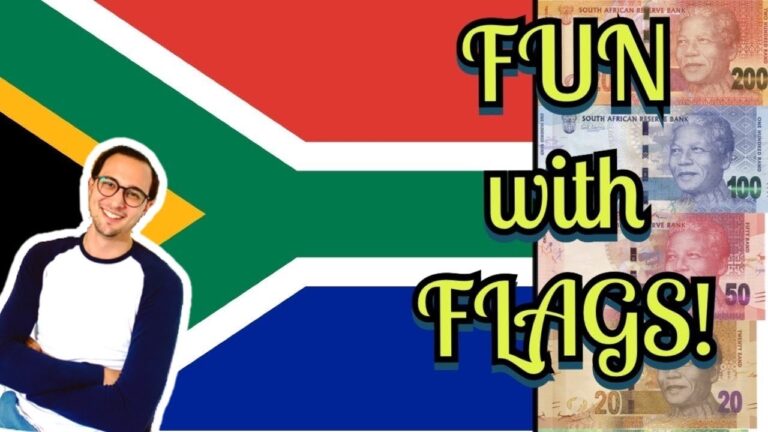 Bandeira da África do Sul para Colorir: Diversão e Aprendizado
