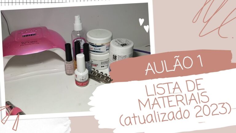 Guia Completo de Materiais para Unha de Gel