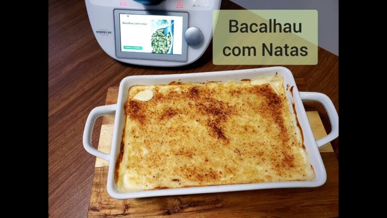 Bacalhau com Natas na Bimby e Batata Cozida