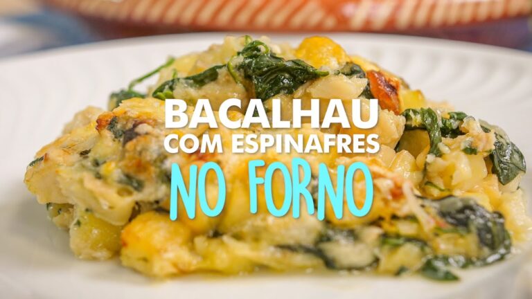 Bacalhau com Espinafres e Bechamel: Uma Delícia Reconfortante
