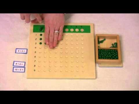 Atividades de Divis&atilde;o com Worksheets Montessori