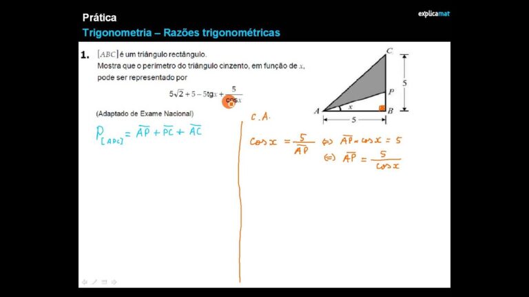 Exercícios de Trigonometria para o 11º Ano