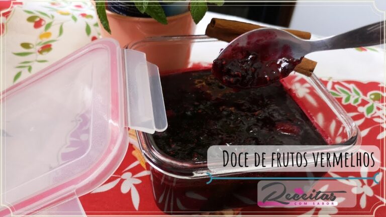 Deliciosa Compota de Frutos Vermelhos Congelados