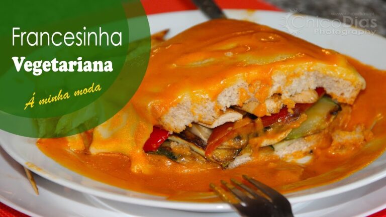 Receita da Francesinha Vegetariana Perfeita