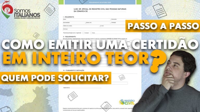 Modelo Eficiente de Certidão de Inteiro Teor