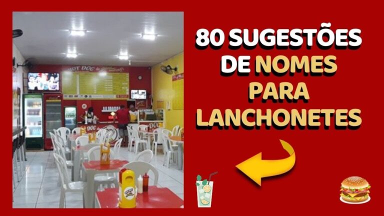 Ideias Criativas de Nomes para Quiosques de Lanche