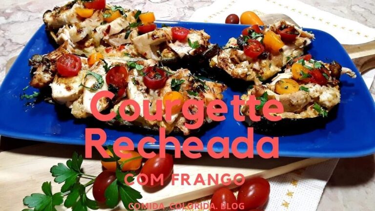 Receita Deliciosa de Courgette Recheada no Forno